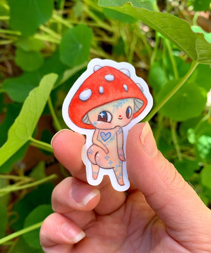 Vinyl Sticker - Coy Inked Cap