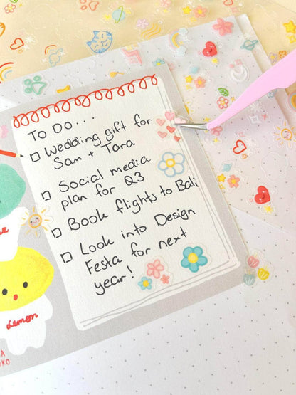 Vinyl Sticker Sheet - Doodles