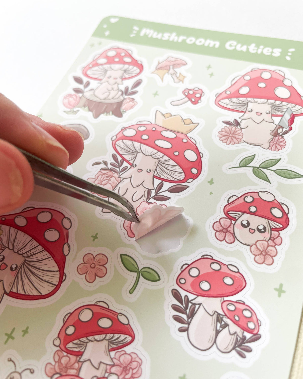 Vinyl Sticker Sheet - Mushroom Cuties