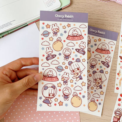 Sticker Sheet - Space Adventure