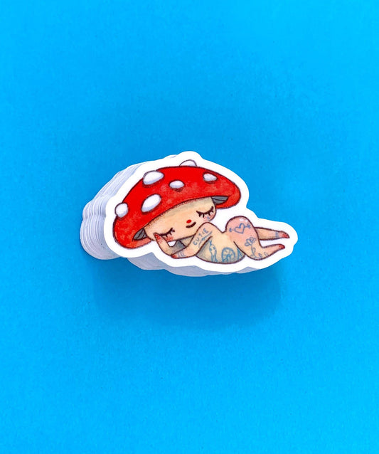 Vinyl Sticker - Lazy Inked Cap
