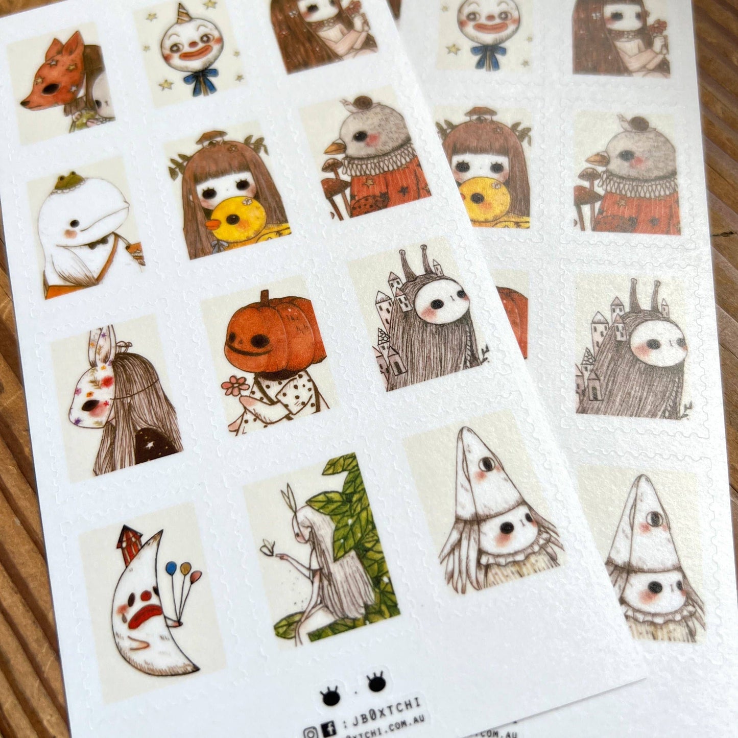 Sticker Sheet - Stamp Friends II