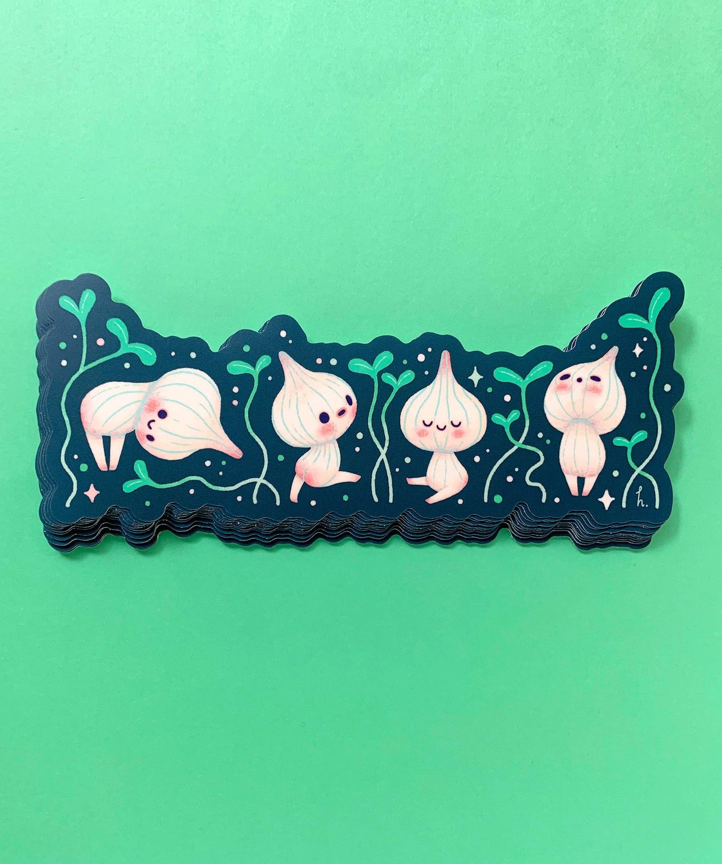 Vinyl Bumper Sticker - Garlic Sprout