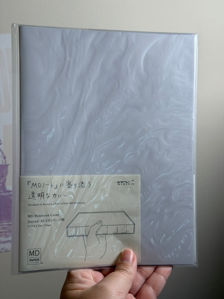 Notebook Cover: MD Notebook Cover [A5] 1 Day 1 Page Clear