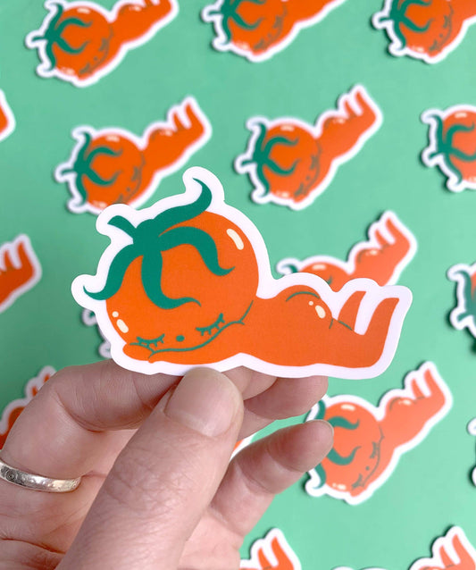 Vinyl Sticker - Sleepy Tomato