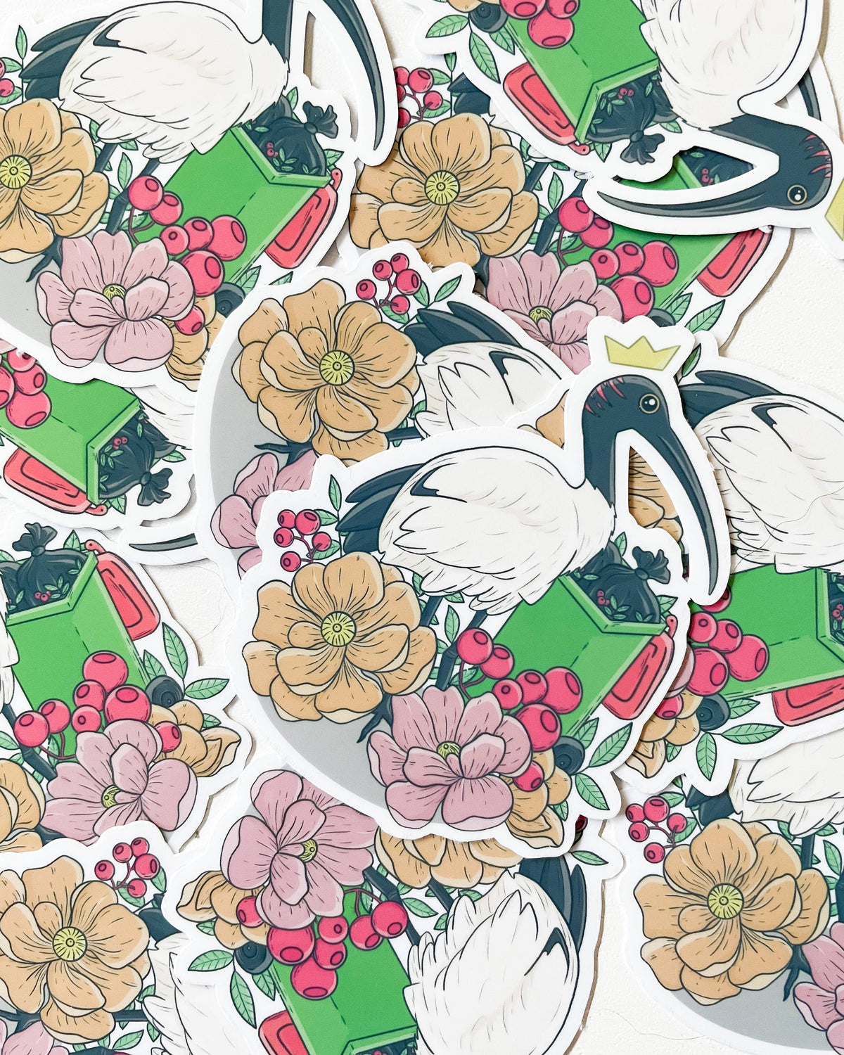 Vinyl Sticker - Bin Chicken (Ibis)