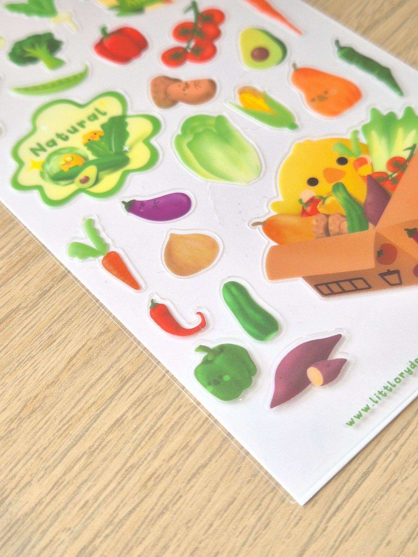Sticker Sheet - Veggie Market