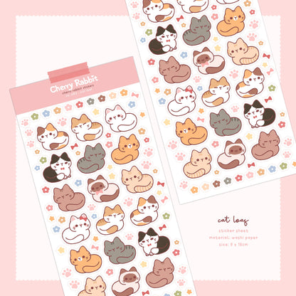 Sticker Sheet - Cat Loaf