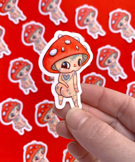 Vinyl Sticker - Coy Inked Cap