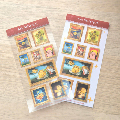 Sticker Sheet - Art Gallery II