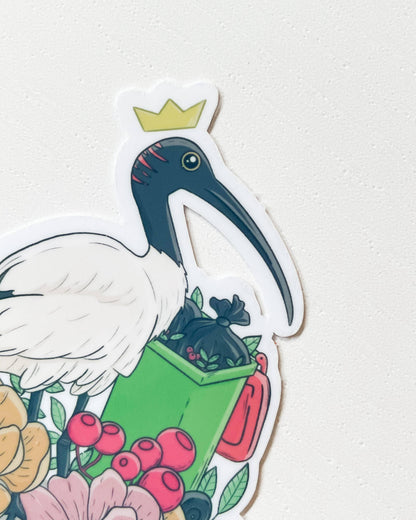 Vinyl Sticker - Bin Chicken (Ibis)