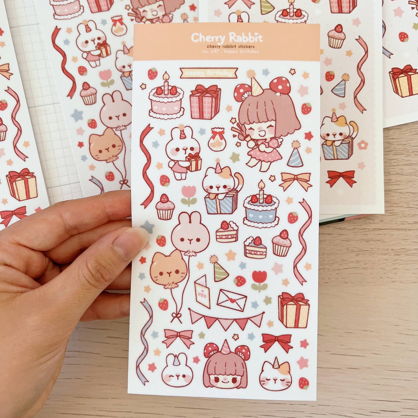 Sticker Sheet - Happy Birthday