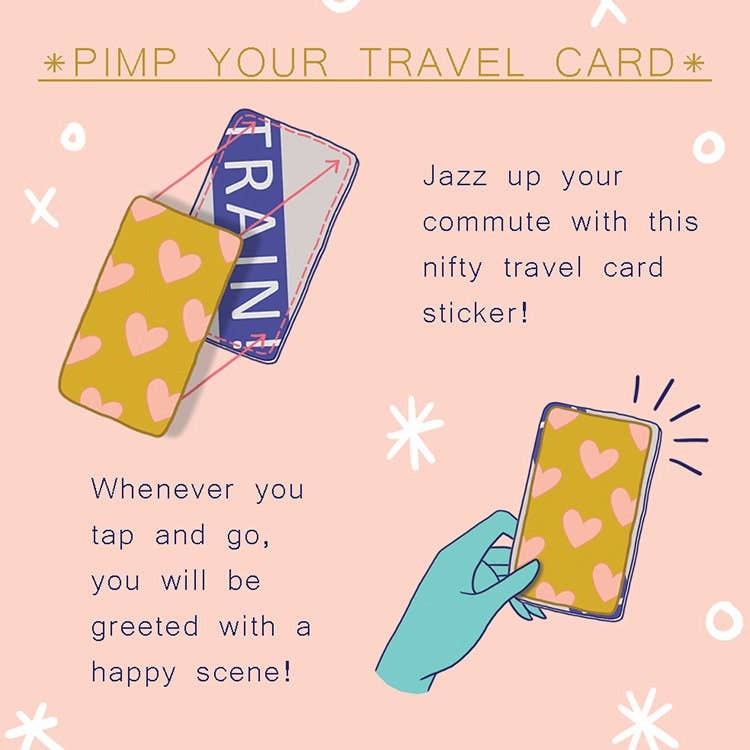Travel Card Vinyl Sticker - One Wee Garlic