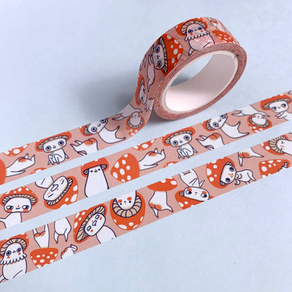 Washi Tape - Cheeky Mushrooms