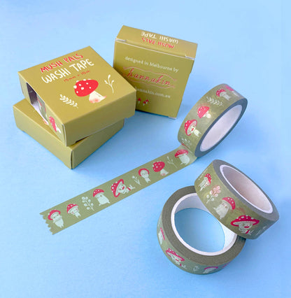 Washi Tape - Mush Pals: Mustard