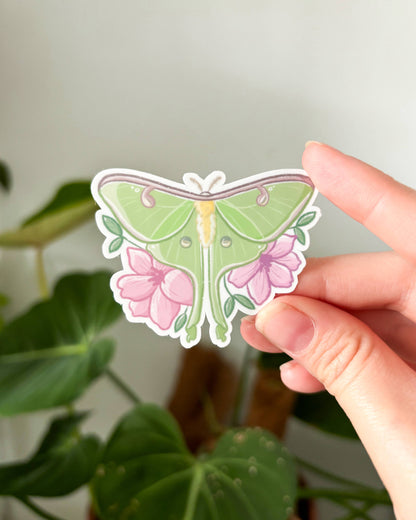 Vinyl Sticker - Luna Moth