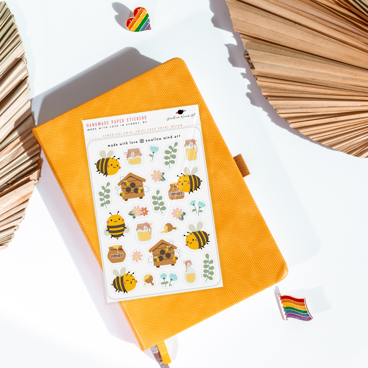 Sticker Sheet - Honey Bee House