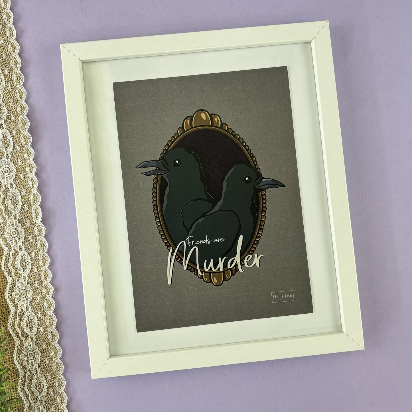 Art Print - Friends are Murder