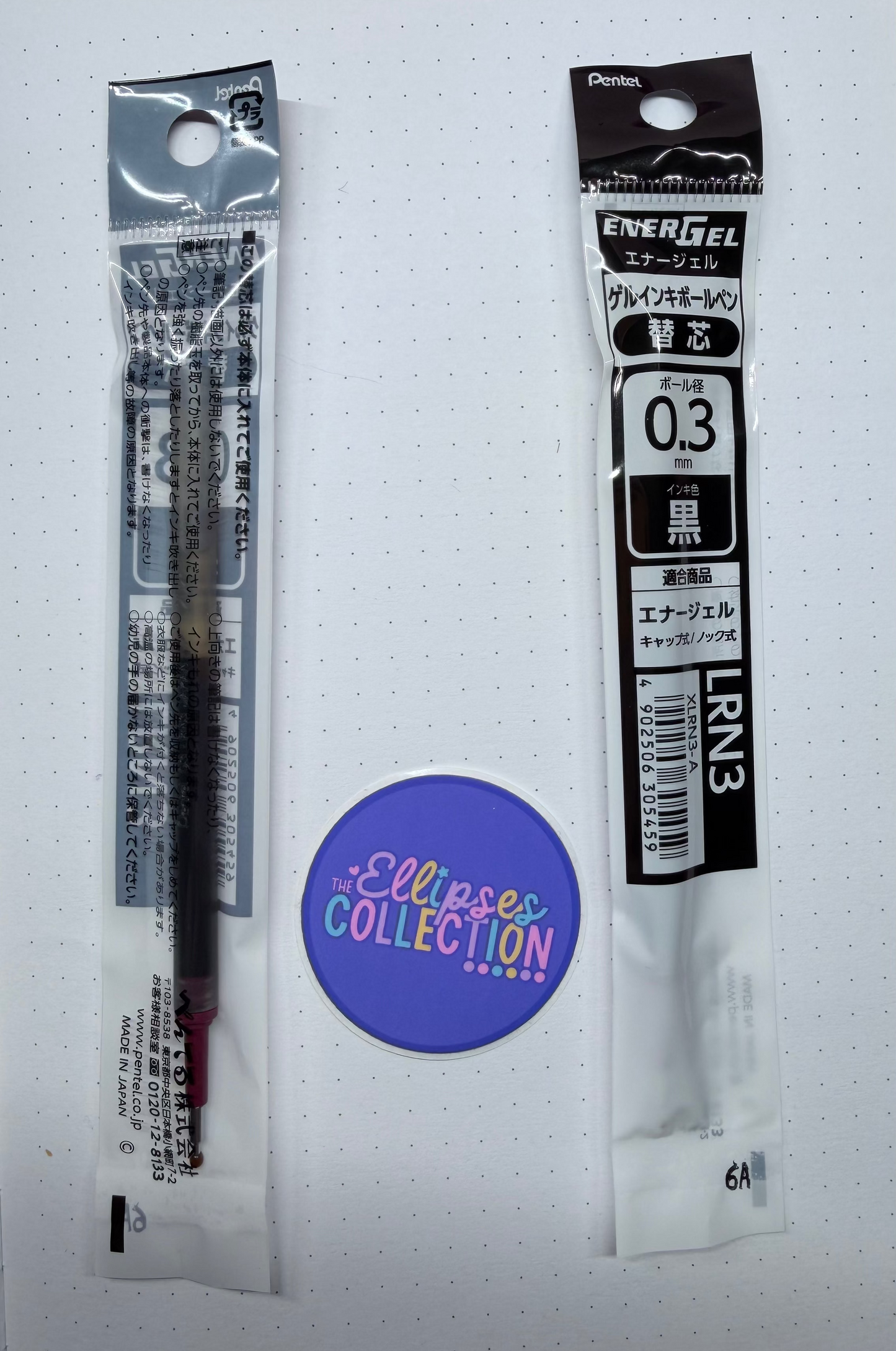 Pentel EnerGel Clena 0.3mm Rollerball Gel Pen REFILL
