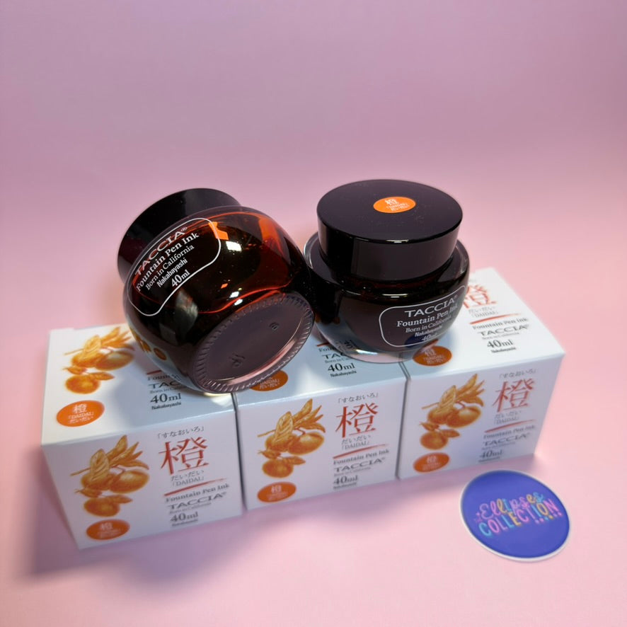 Taccia Sunao-iro Fountain Pen Ink - DaiDai (Orange)