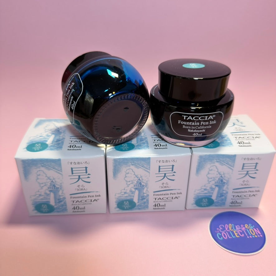 Taccia Sunao-iro Fountain Pen Ink - Sora (Sky Blue)