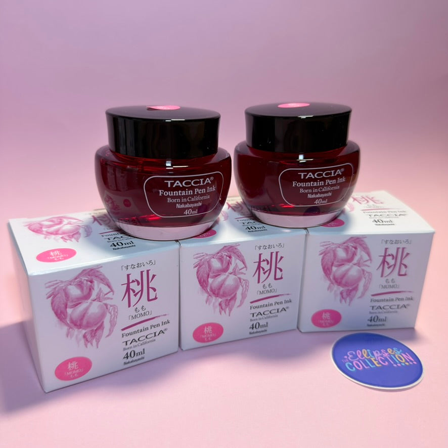 Taccia Sunao-iro Fountain Pen Ink - Momo Pink