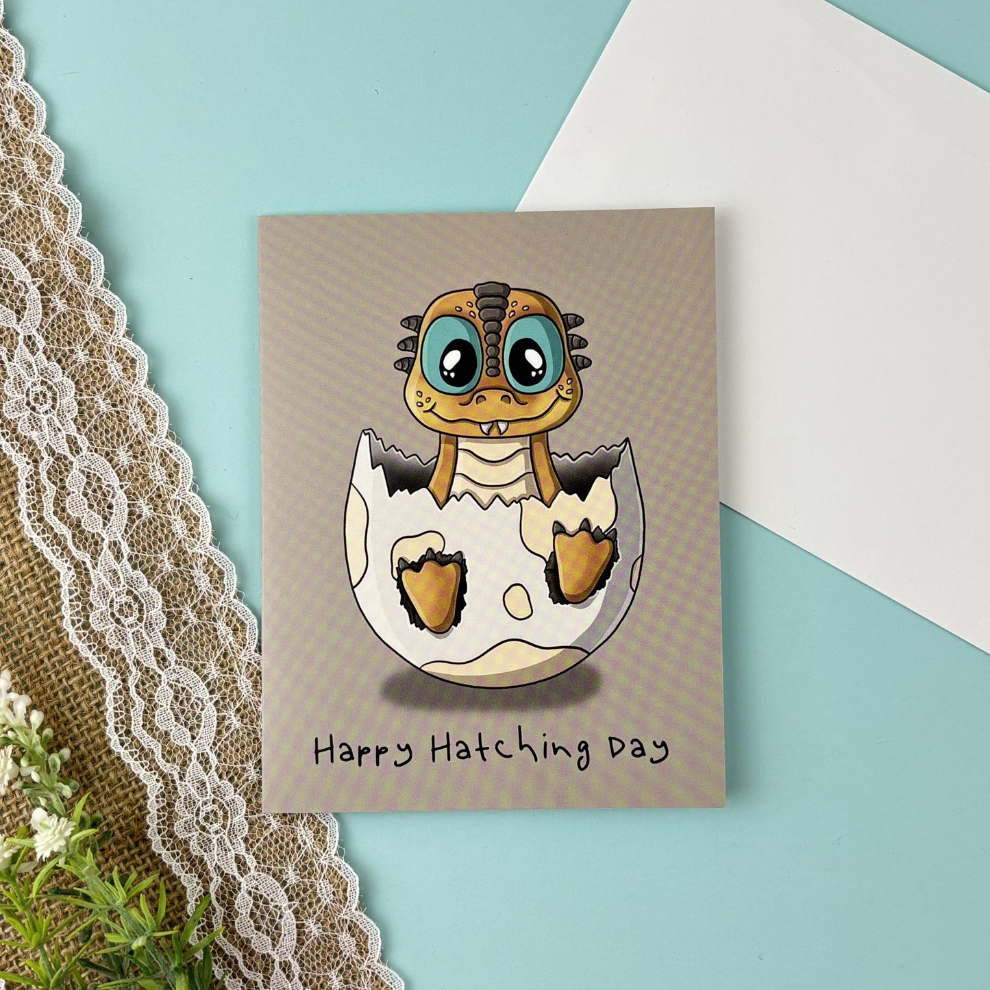 Greeting Card - Hatching Diggy