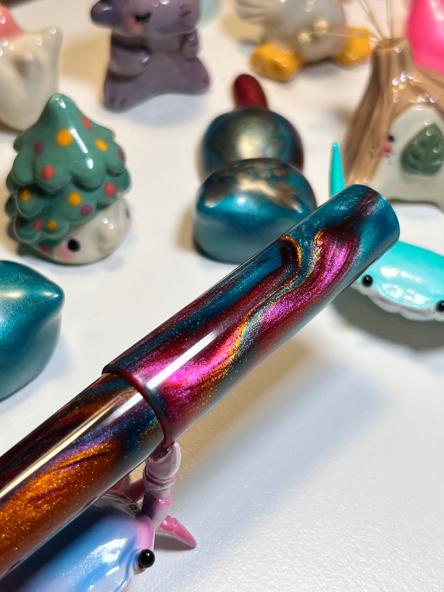 Just Turnings x The Ellipses Collection: Copper Galaxy Fountain Pen (B)