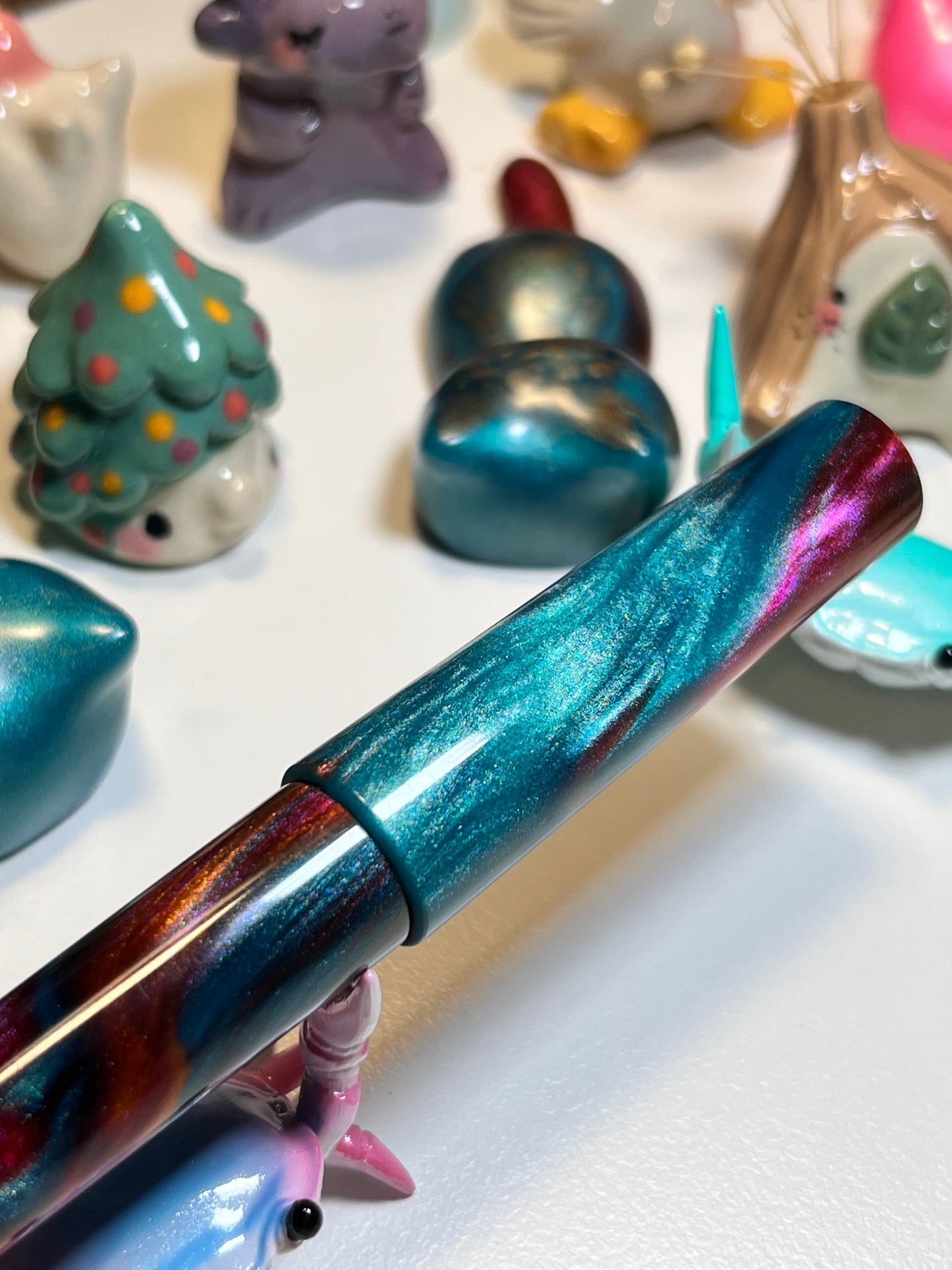 Just Turnings x The Ellipses Collection: Copper Galaxy Fountain Pen (A)