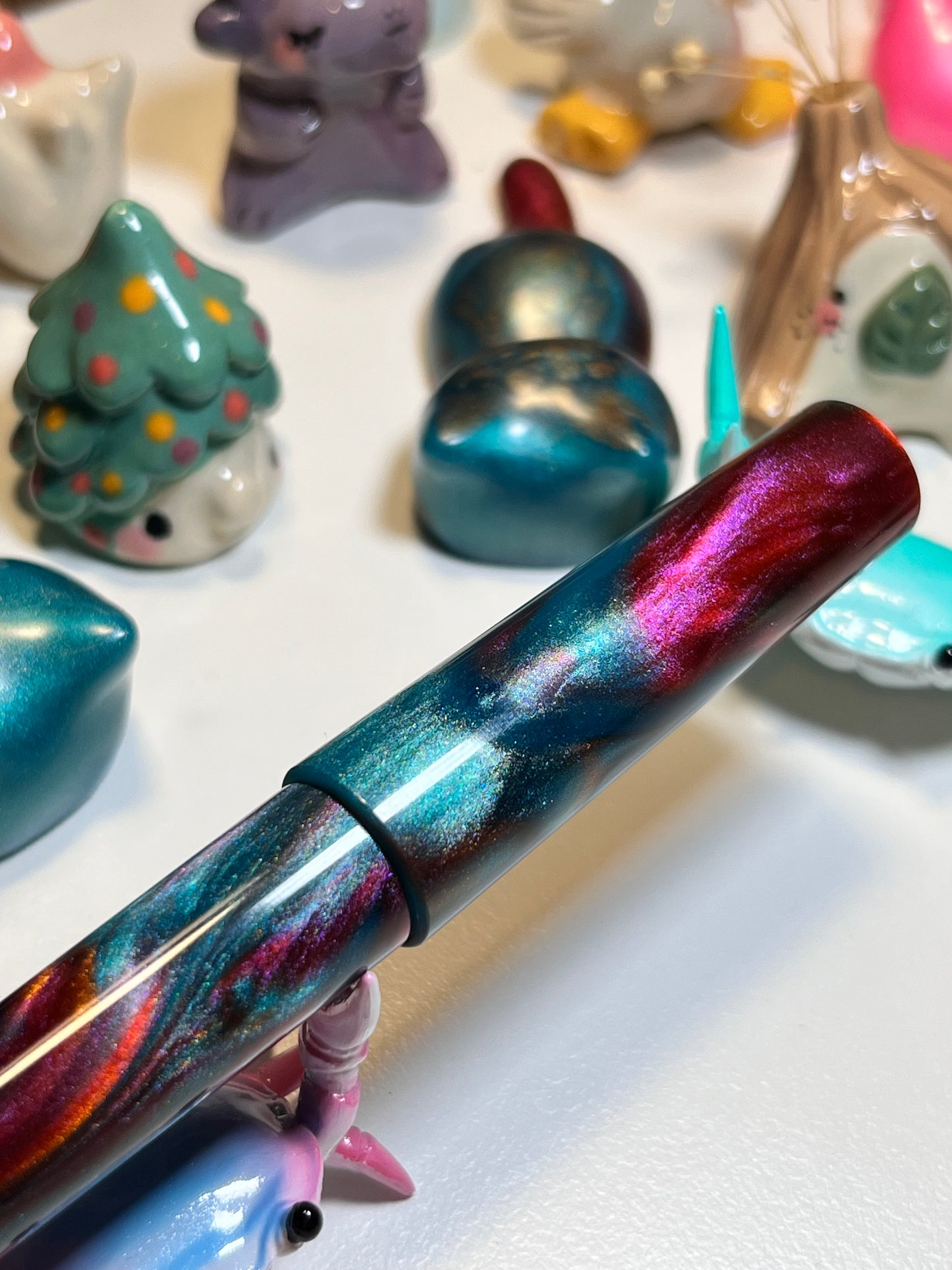 Just Turnings x The Ellipses Collection: Copper Galaxy Fountain Pen (A)