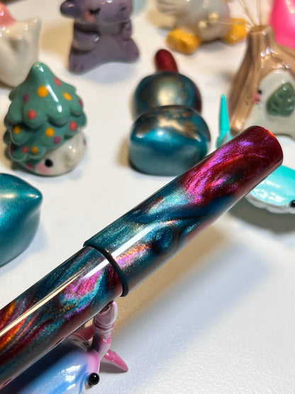 Just Turnings x The Ellipses Collection: Copper Galaxy Fountain Pen (A)