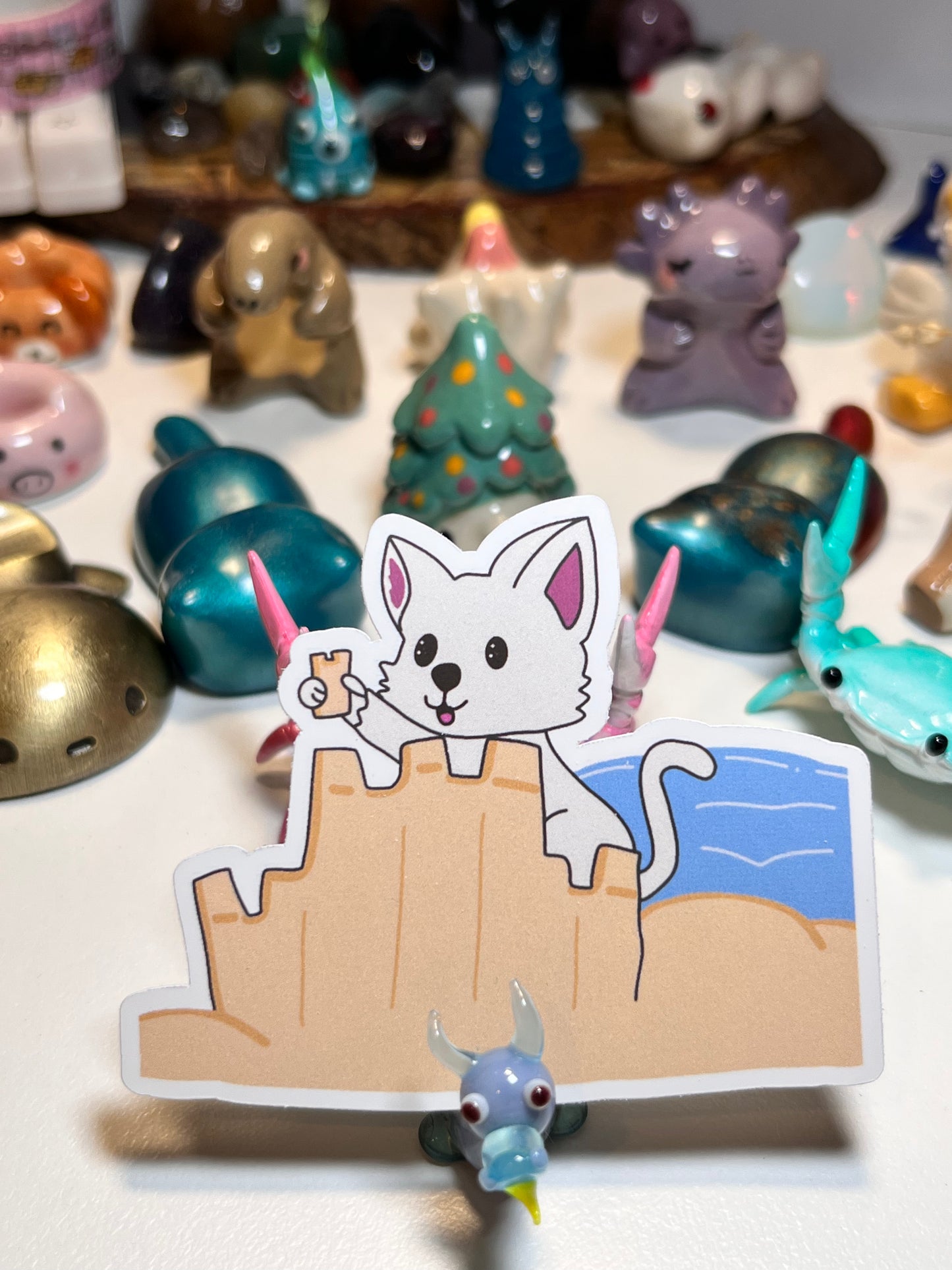 Sticker - Westie's Sandcastle