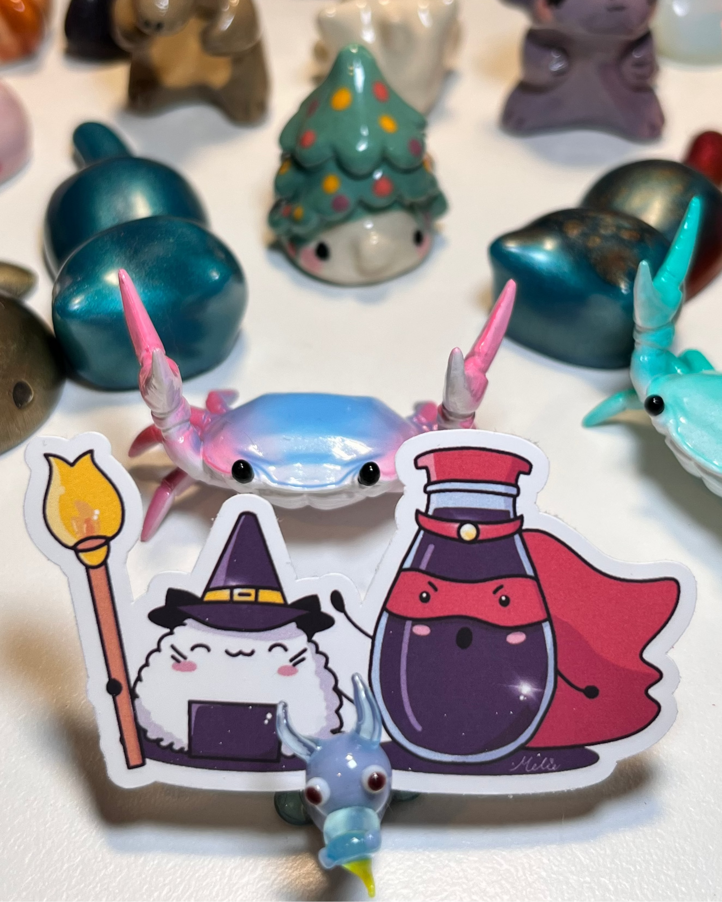 Sticker - Onigiri Cat and Soy Sauce Hero