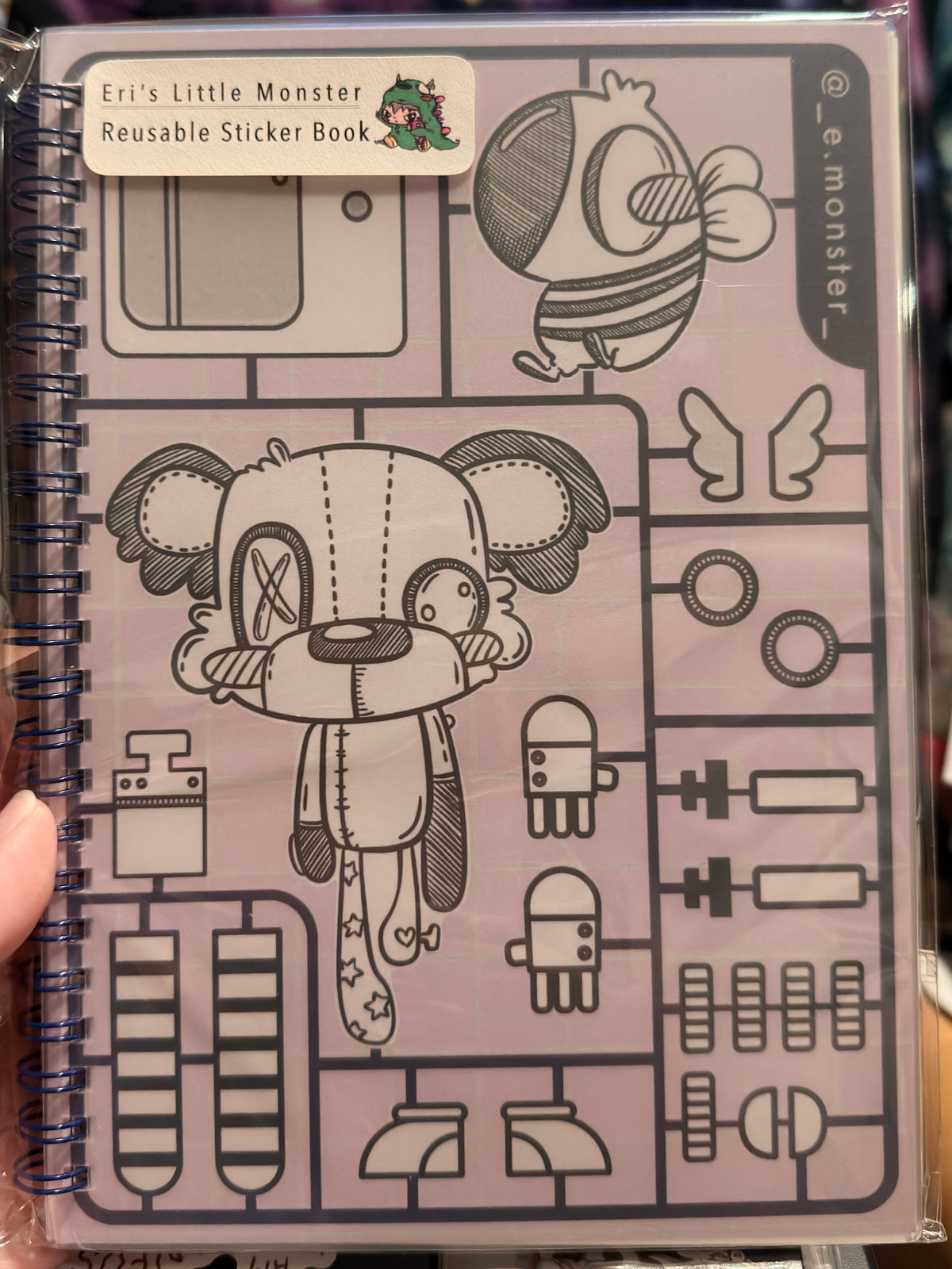 Reusable Sticker Book - Eri's Little Monster