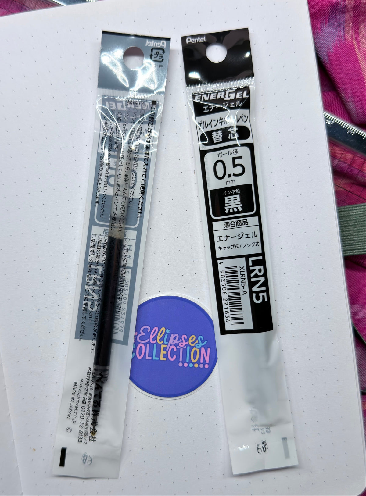 Pentel EnerGel Clena 0.5mm Rollerball Gel Pen REFILL