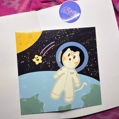 Art Print - Space Cat