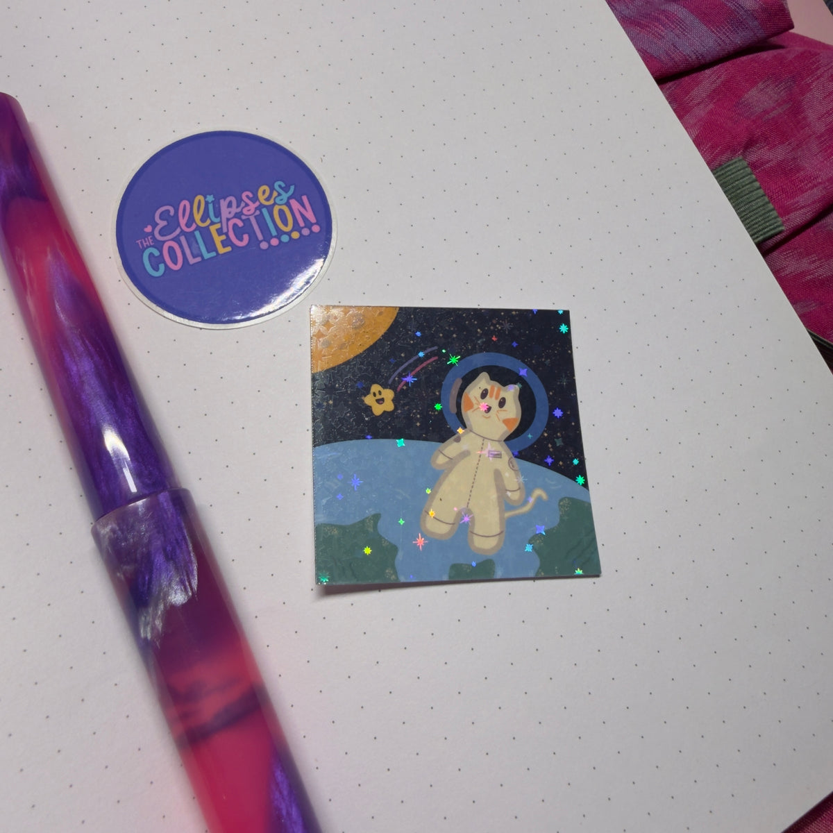Vinyl Sticker - Space Cat