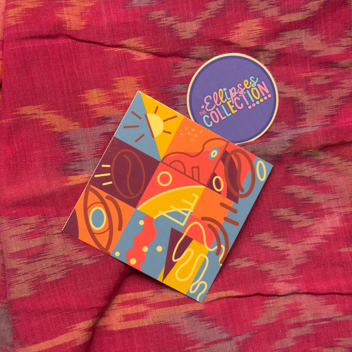 Vinyl Sticker - Abstract Collage