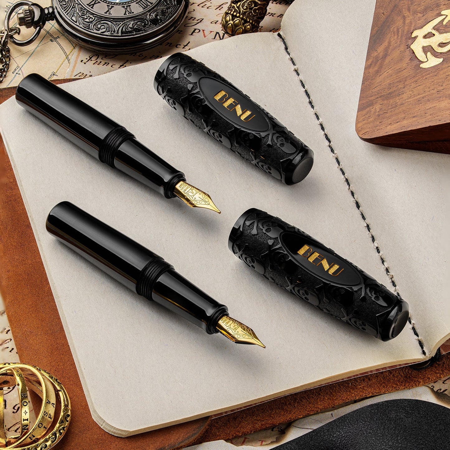 BENU Pixie Fountain pen - Jolly Roger
