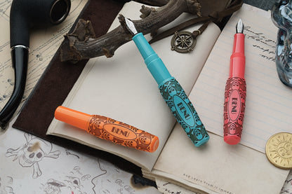 BENU Pixie Fountain pens - Jolly Roger Vintage (Set of 3)