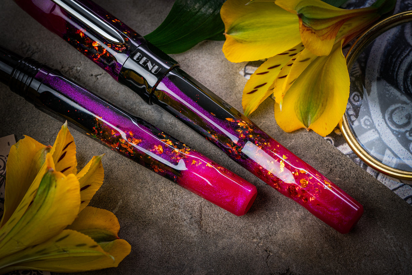 BENU Talisman Fountain pen - Lily of the Incas