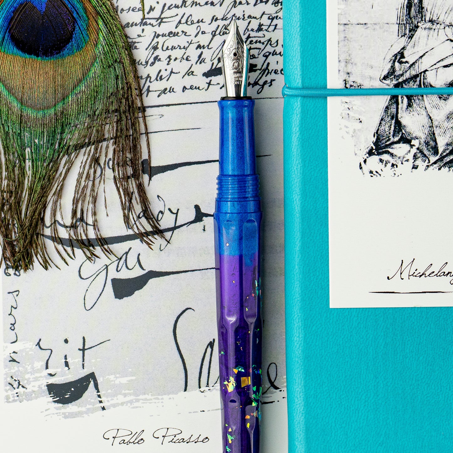 BENU Talisman Fountain pen - Peacock Ore
