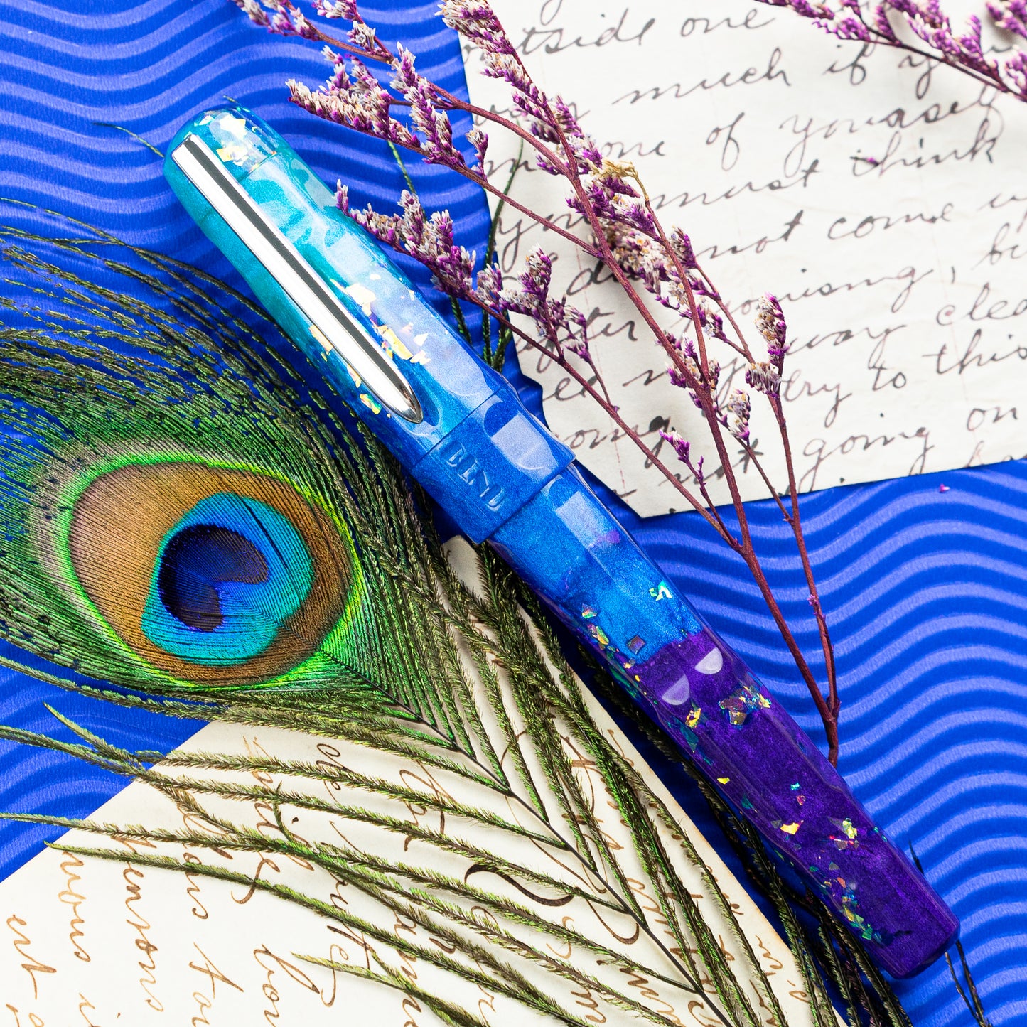 BENU Talisman Fountain pen - Peacock Ore