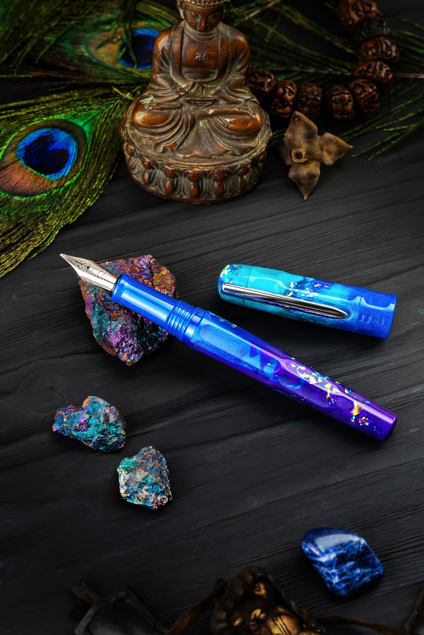 BENU Talisman Fountain pen - Peacock Ore