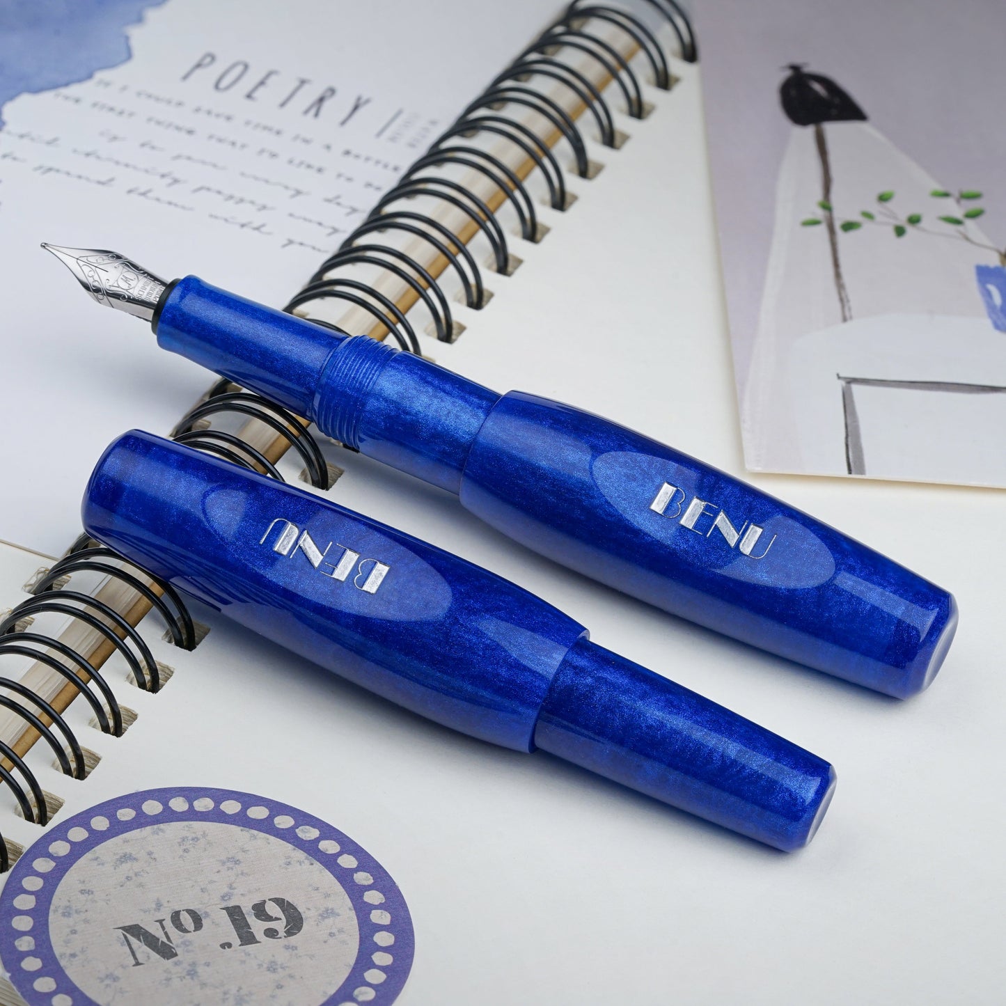 BENU Pixie Fountain pen - Royal Blue