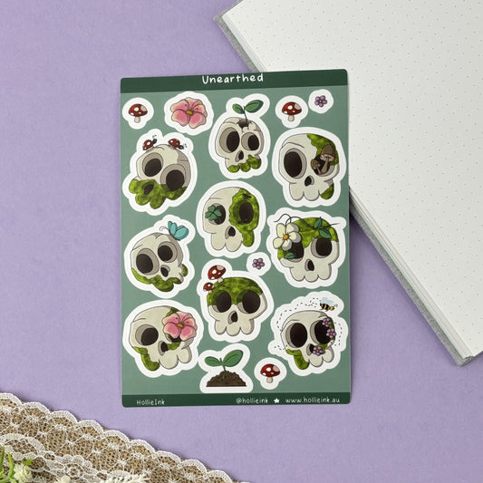Sticker Sheet - Unearthed