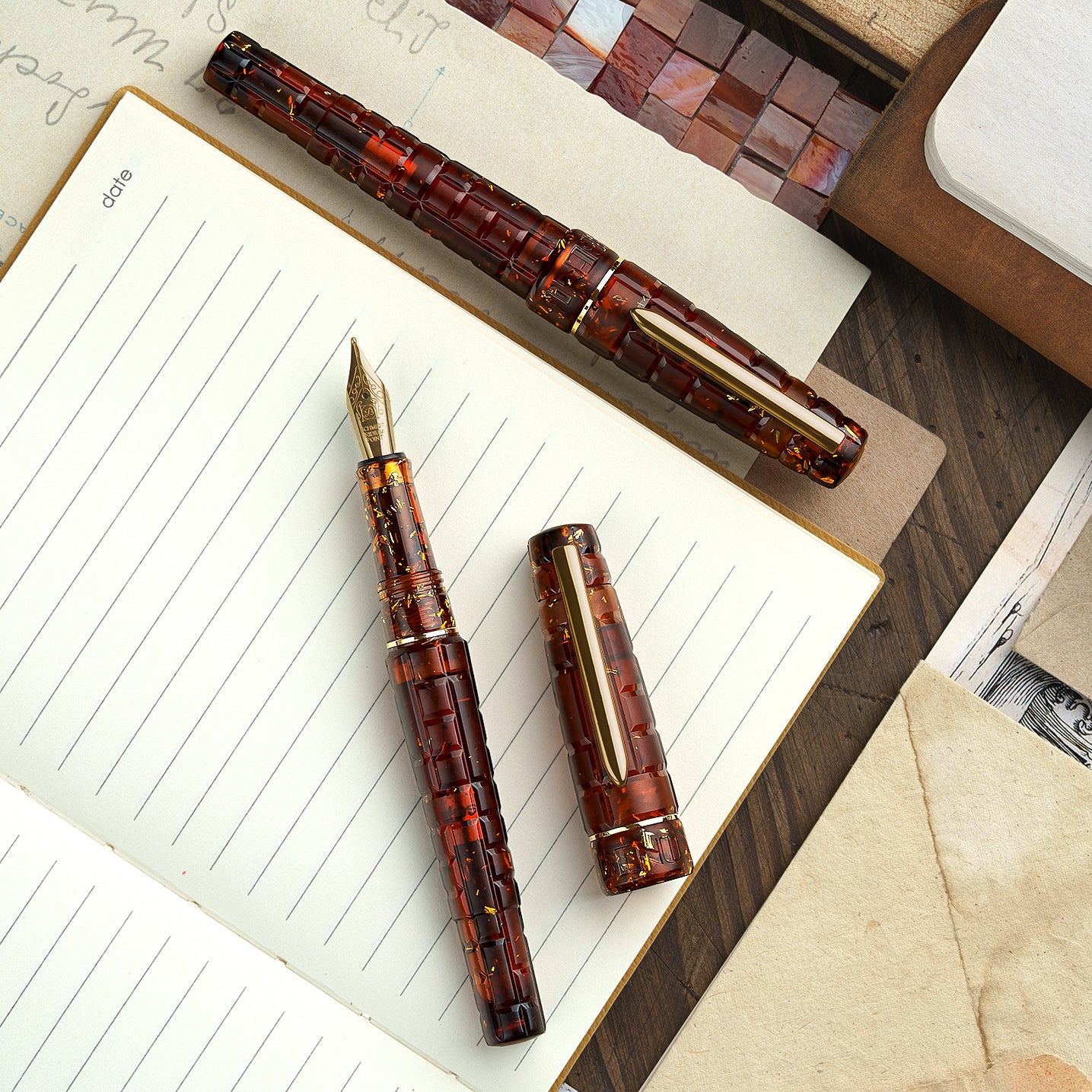 BENU Tessera Fountain pen - Sunstone