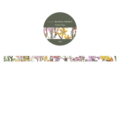 Washi Tape - Southern Heathland Wildflowers