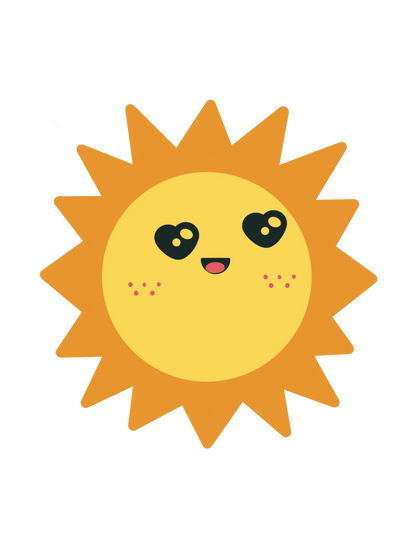 Vinyl Sticker - Happy Planets (Sparkly Laminate)