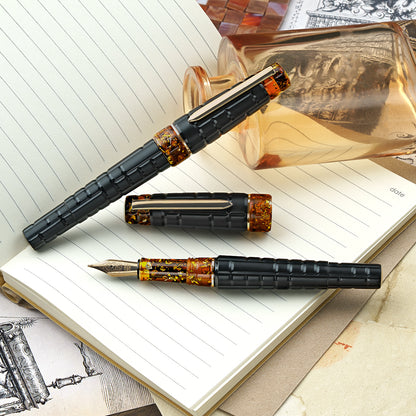BENU Tessera Fountain pen - Black Amber
